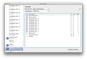 Adding sound cards to Aggregate Audio Device